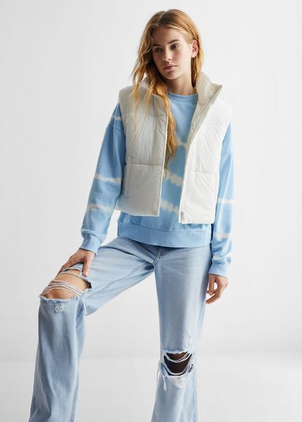Mango Kids Jeans wideleg rotos decorativos oferta