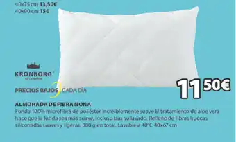 JYSK Almohada De Fibra Nona oferta