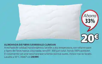 JYSK Almohada De Fibra Sannwald Clinisan oferta