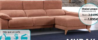 Mubak Chaise longue oferta