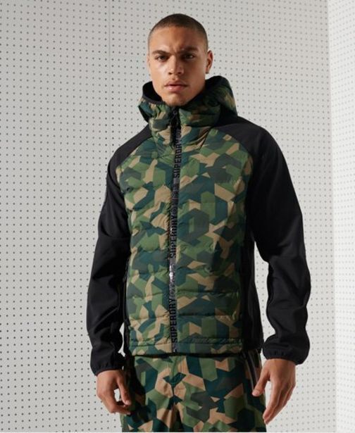 Superdry Chaqueta híbrida con capucha motion radar oferta