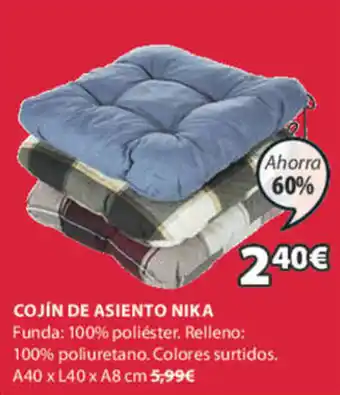 JYSK Cojín De Asiento Nika oferta