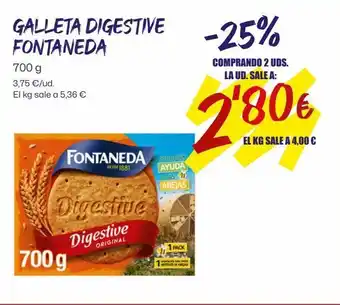 AhorraMas Galletas digestive fontaneda oferta