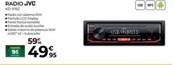 Feu Vert Radio de coche jvc oferta