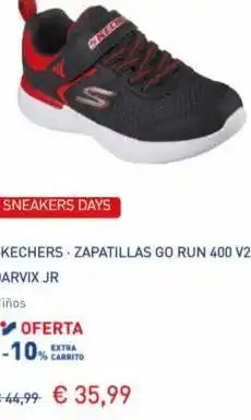 Intersport Freck sneakers days mxx skechers zapatillas go run 400 v2 darvix jr niños oferta -10% carrito €44,99 € 35,99 oferta