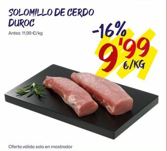 AhorraMas Solomillo de cerdo oferta