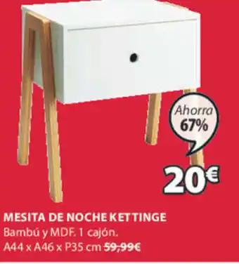 JYSK Mesita De Noche Kettinge oferta
