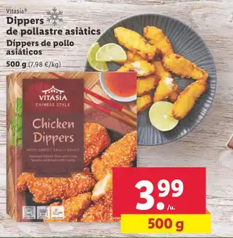 Lidl Dippers de pollo asiáticos oferta