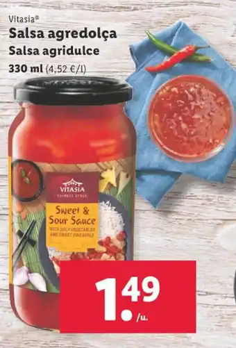 Lidl Salsa agredolça oferta