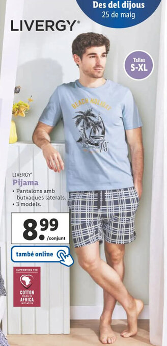 Lidl Pijama oferta