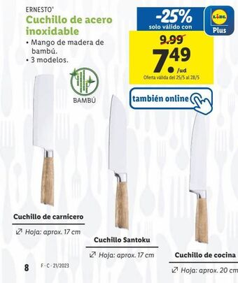 Lidl Cuchillos ernesto oferta