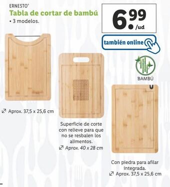 Lidl Tabla de cortar ernesto oferta