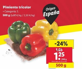 Lidl Pimientos oferta
