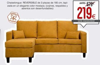 Atrapamuebles Chaise longue reversible oferta