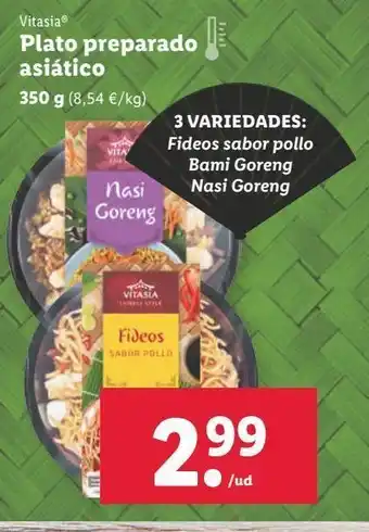 Platos preparados vitasia