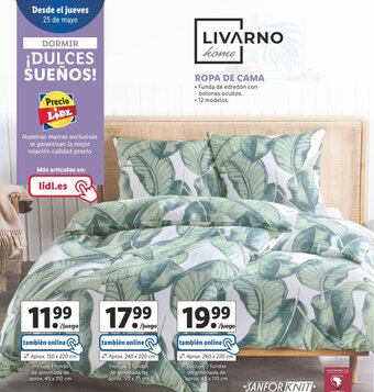 Lidl ROPA DE CAMA oferta