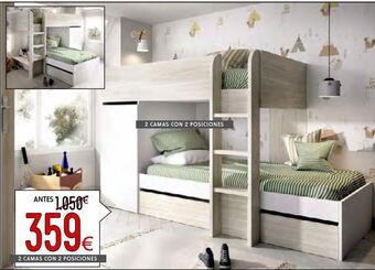 Atrapamuebles 2 camas con 2 posiciones oferta
