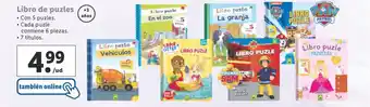 Lidl Libro de puzles oferta