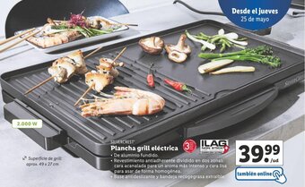 Lidl Plancha grill eléctrica oferta