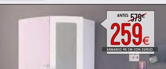 Atrapamuebles Armarios 95cm con espejo oferta