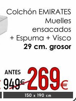 Atrapamuebles Colchones oferta