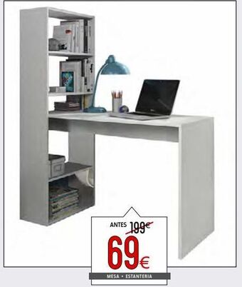 Atrapamuebles Mesa + estantería oferta
