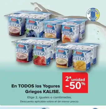 Carrefour En TODOS los Yogures -50% oferta