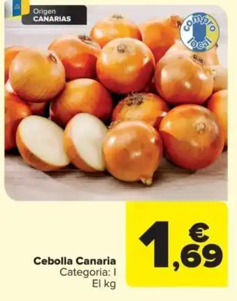 Carrefour Cebolla Canaria Categoria: I El kg oferta