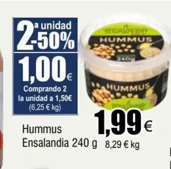 FROIZ Hummus Ensalandia 240 g 8,29 € kg oferta