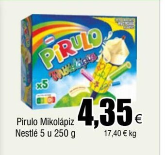 FROIZ Pirulo Mikolápiz Nestlé 5 u 250 g oferta