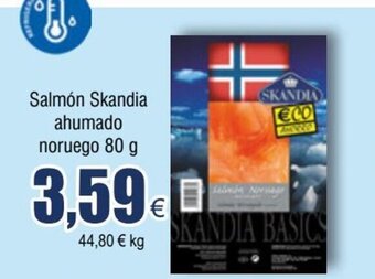 FROIZ Salmón Skandia ahumado noruego 80 g oferta