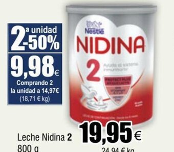 FROIZ Leche Nidina 2 oferta