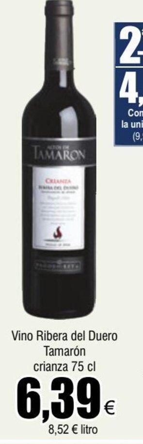 Froiz Vino Ribera del Duero Fuentespina crianza 75 cl oferta