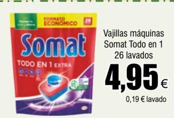 FROIZ Vajillas máquinas Somat Todo en 1 26 lavados oferta