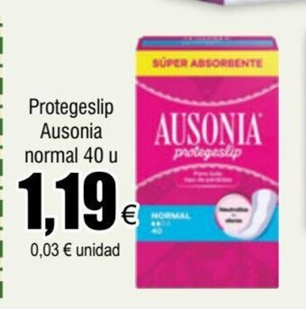 FROIZ Protegeslip Ausonia normal 40 u oferta