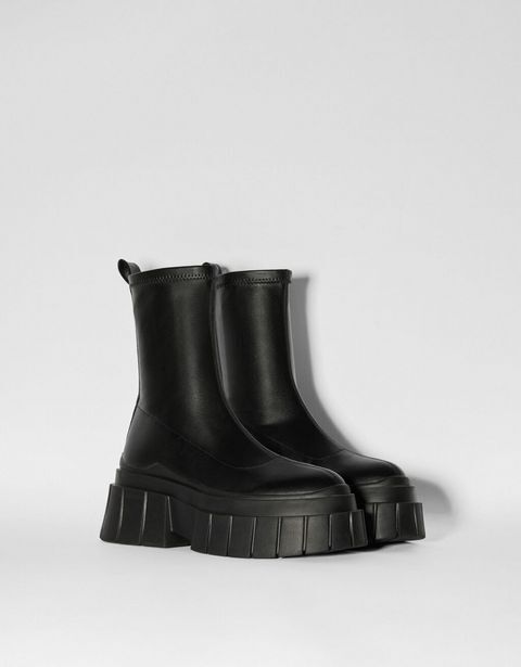 Bershka Botines plataforma ajustados oferta