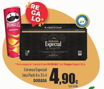 Spar Tenerife Cerveza Especial lata Pack 8 x 33 cl DORADA oferta