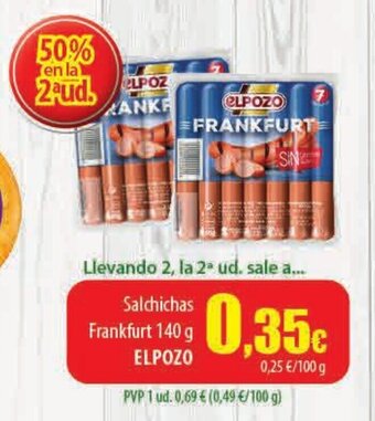 Spar Tenerife Salchichas oferta