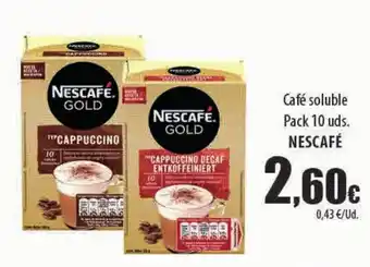 Café soluble Pack 10 uds. NESCAFÉ