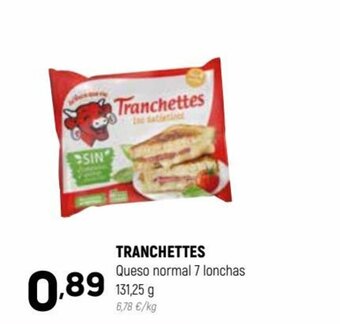 Coviran TRANCHETTES Queso normal 7 lonchas oferta