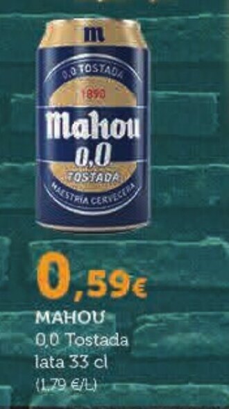 Spar Tenerife MAHOU oferta