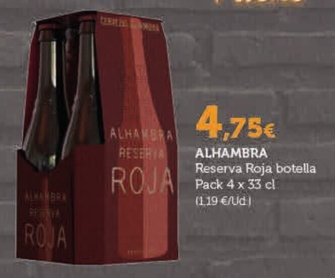 Spar Tenerife ALHAMBRA RESERVA oferta