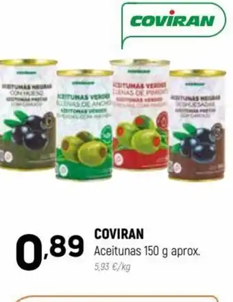 Coviran COVIRAN Aceitunas 150 g aprox. oferta