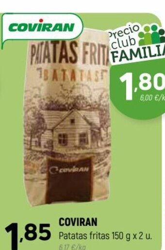 Coviran COVIRAN Patatas fritas 150 g x 2 u. oferta