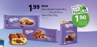 Coviran MILKA Choco Brownie Pocket 150 g oferta