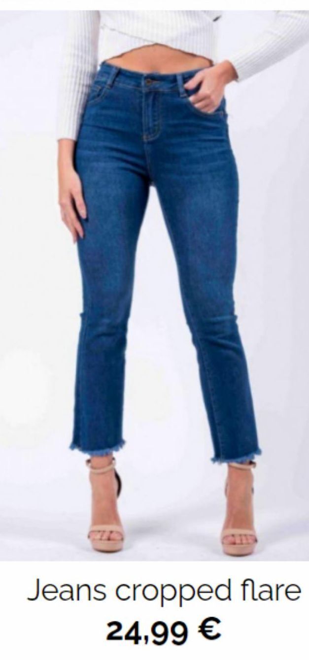 New Blanco Jeans cropped flare oferta