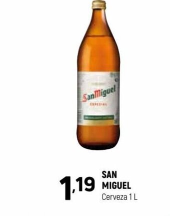 Coviran San Miguel Cerveza 1 L oferta
