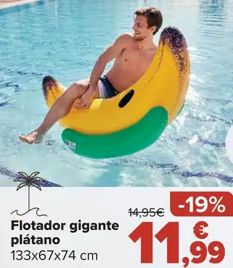 Carrefour Flotador gigante plátano oferta