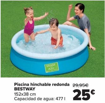 Carrefour Piscina hinchable redonda bestway oferta