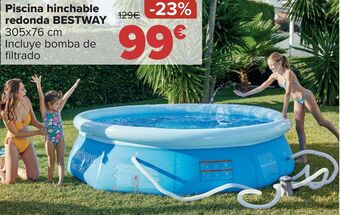 Carrefour Piscina hinchable redonda bestway oferta